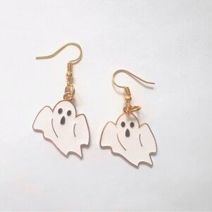 Halloween costume earrings ghost emo Halloween jewelry